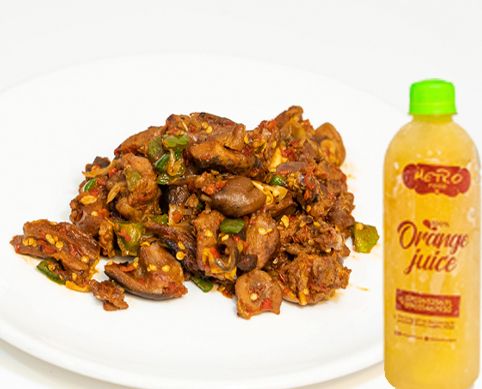 Asun & Orange or Tigernut Juice