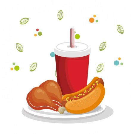 Hotdog, Chicken & Coke